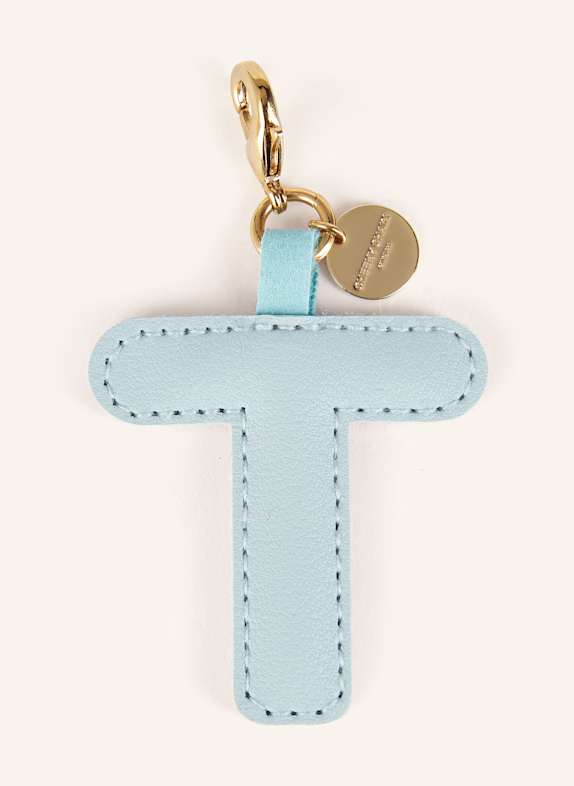 CHEEKY CHAIN MUNICH Taschenanhänger LETTER T HELLBLAU