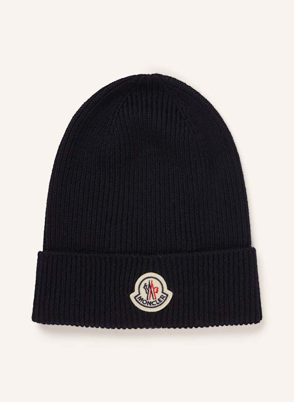 MONCLER Mütze DUNKELBLAU