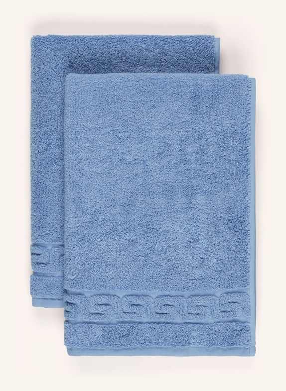 weseta switzerland Serviette pour invités DREAMFLOR 83 Mittelblau