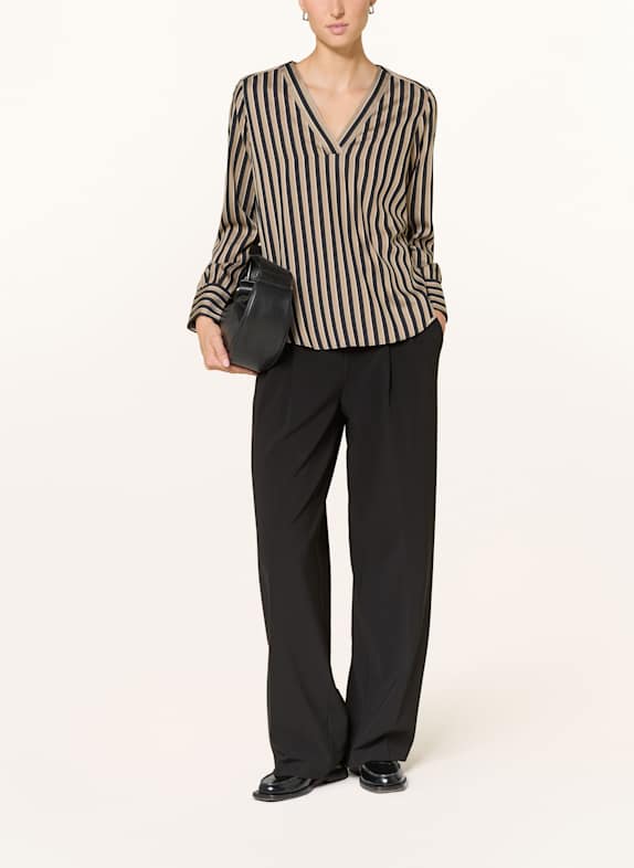 CINQUE Blouse-shirt CITAUBA BRUIN / ZWART / WIT