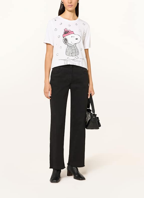 Princess GOES HOLLYWOOD T-Shirt mit Schmucksteinen WEISS