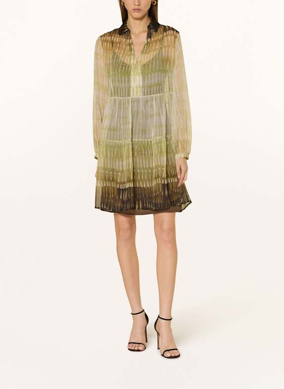 LIU JO Kleid HELLGELB/ HELLGRÜN/ WEISS