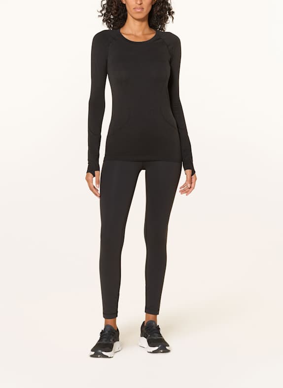 lululemon Hardloopshirt SWIFTY TECH 2.0 ZWART