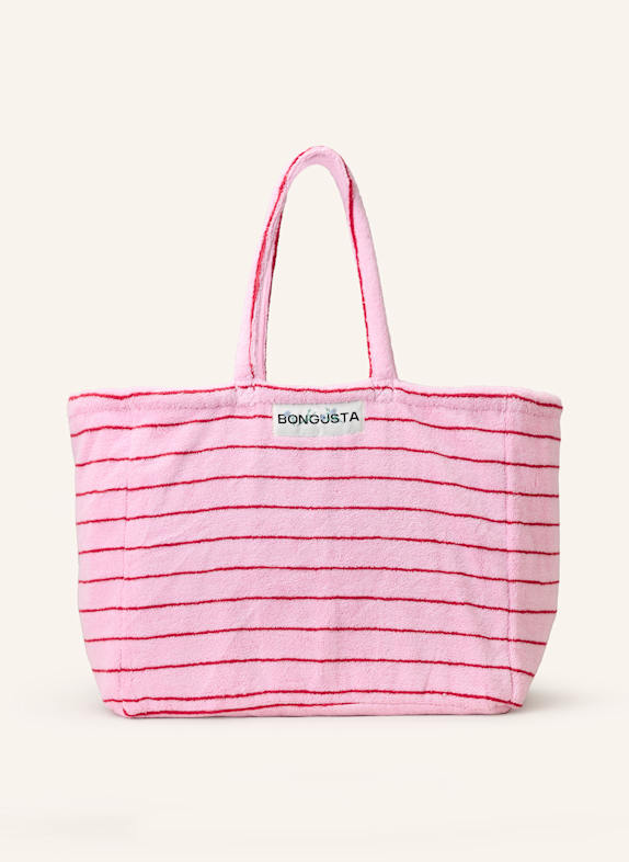 BONGUSTA Beach bag NARAM PINK/ RED