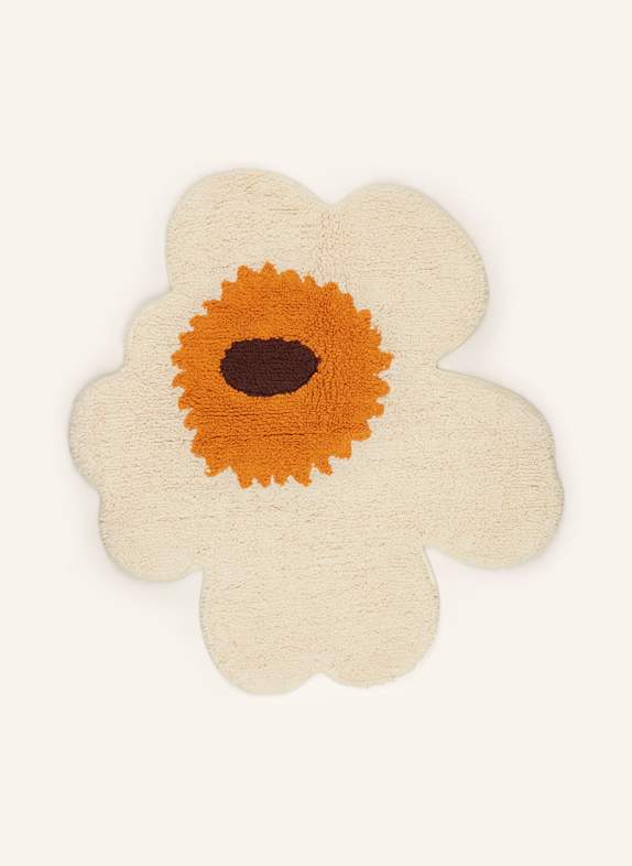 marimekko Badematte UNIKKO CREME/ ORANGE