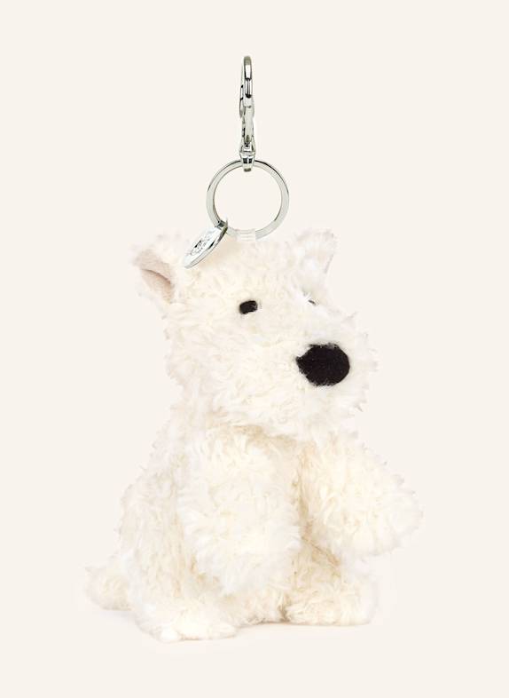 Jellycat Schlüssel- und Taschenanhänger MUNRO SCOTTIE DOG WEISS