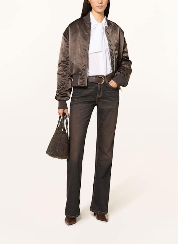 CAMBIO Flared Jeans PARIS 5430 cross brown overdyed
