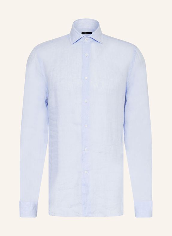 REISS Leinenhemd RUBAN Regular Fit HELLBLAU