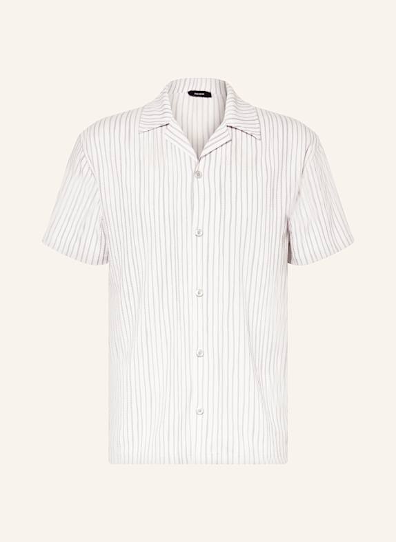 REISS Resorthemd MAX Regular Fit CREME / BLAUGRAU