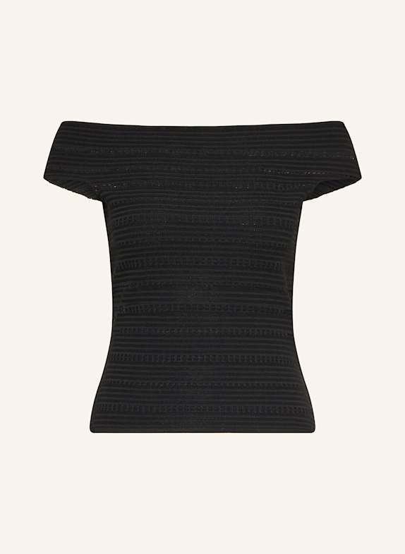 REISS Stricktop BARDOT SCHWARZ