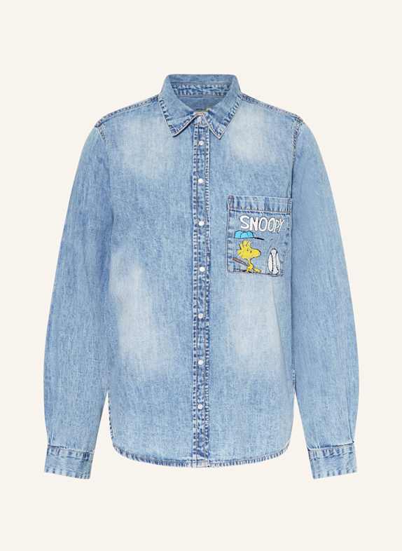 Princess GOES HOLLYWOOD Jeansbluse PEANUTS BLAU