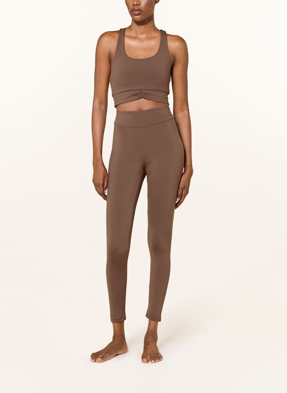 ba&sh Leggings GABOU MØRKEBRUN