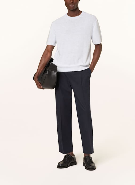 COS Strickshirt mit Leinen HELLBLAU