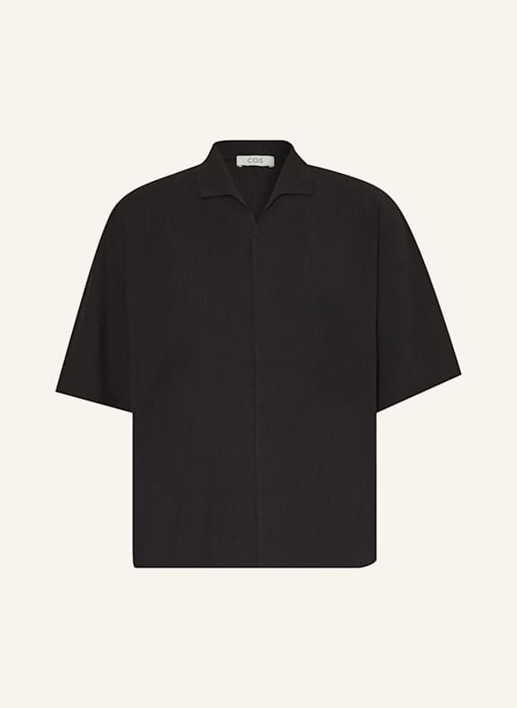 COS Kurzarm-Hemd Comfort Fit SCHWARZ