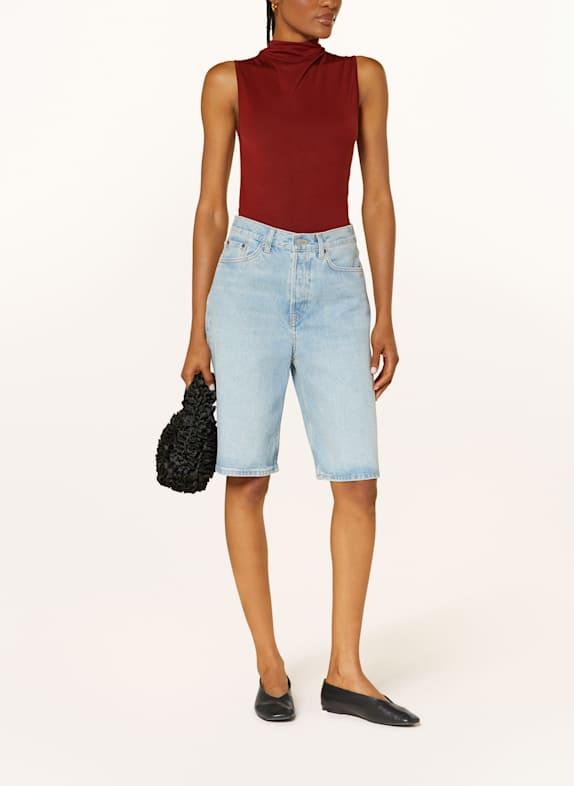 COS Jerseytop DUNKELROT