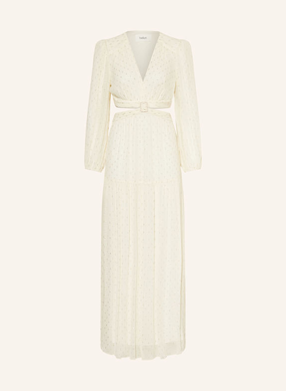 ba&sh Kleid MARRY mit Cut-outs und Glitzergarn ECRU