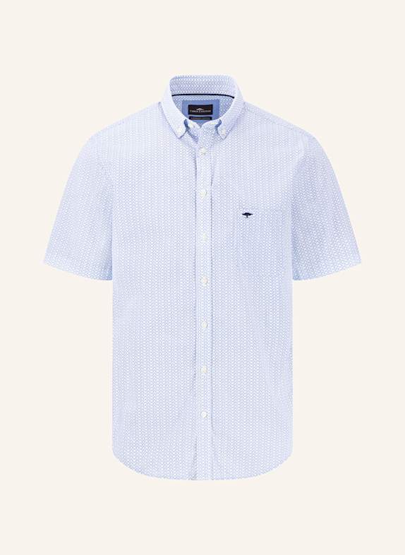 FYNCH-HATTON Košile Regular Fit BÍLÁ/ TMAVĚ MODRÁ