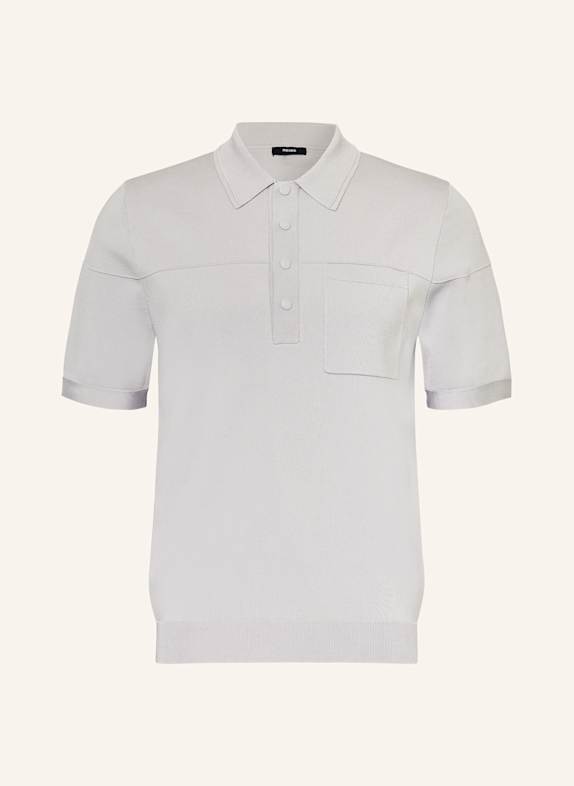 REISS Koszulka polo z dżerseju BLINKER JASNOCZARY