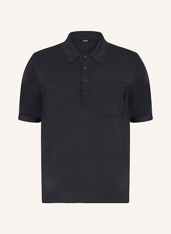 REISS BLINKER jersey polo shirt DARK BLUE