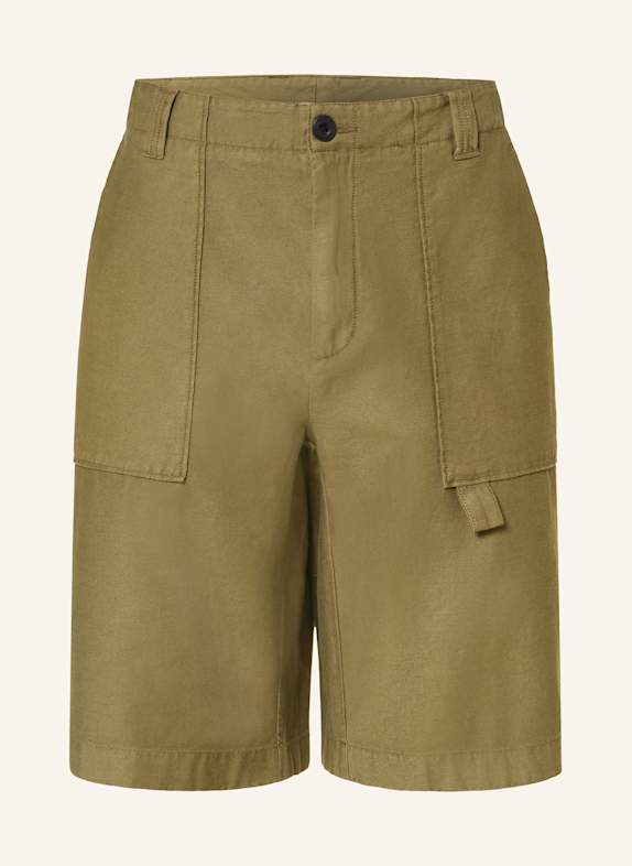ALLSAINTS Szorty TALBOT regular fit OLIWKOWY