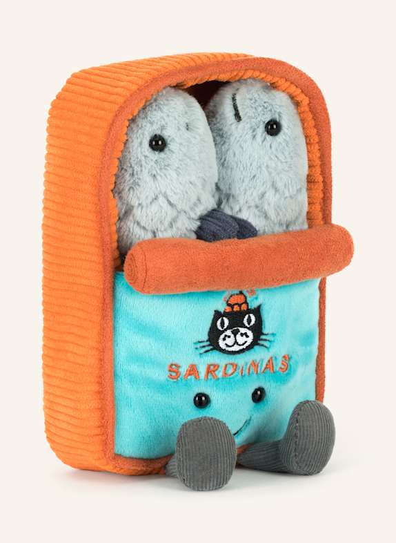 Jellycat Plüsch-Spielzeug AMUSEABLES SARDINE TIN ORANGE/ GRAU/ TÜRKIS