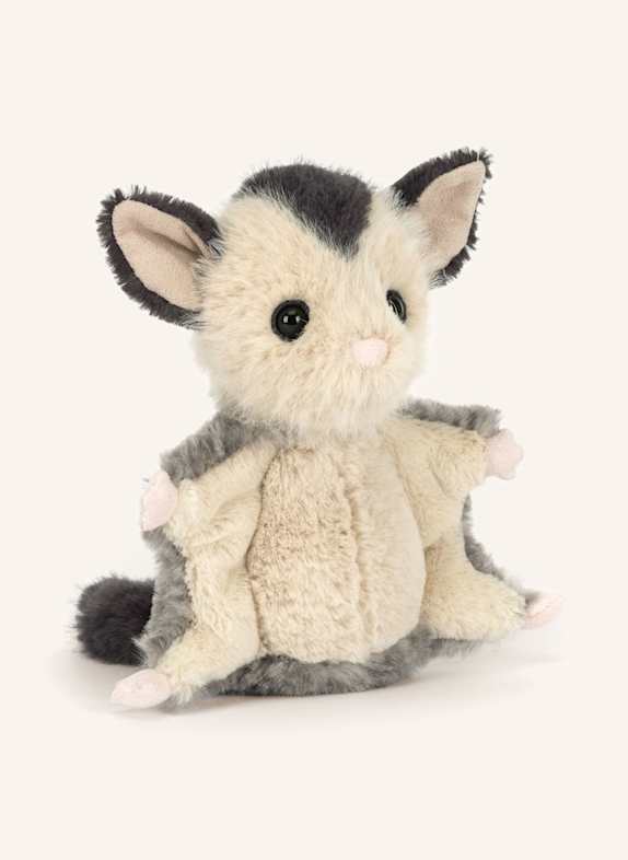 Jellycat Pluszowa zabawka nietoperz LOLLY SUGAR GLIDER CZIEMNOSZARY/ KREMOWY