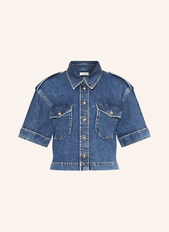 SANDRO Jeansbluse DUNKELBLAU