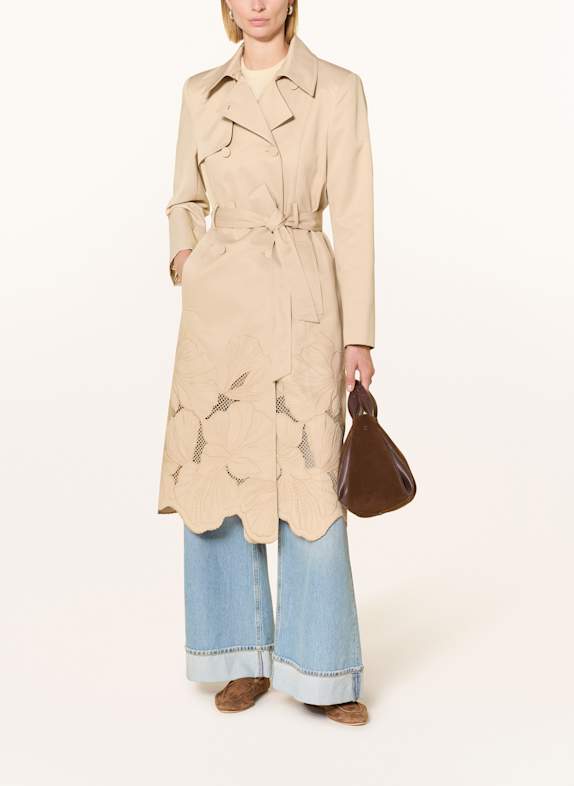Phase Eight ELM trench coat with cut-outs BEIGE