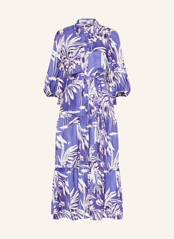 Phase Eight Kleid CORALIE mit 3/4-Arm BLAU/ WEISS