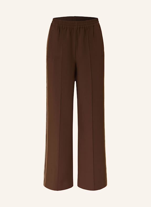 REISS Wide leg halim Trousers ROBYN BROWN