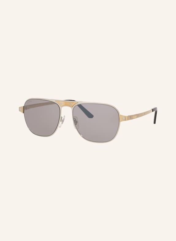 CARTIER Sonnenbrille CT0532S 4100V1 - SILBER/ GOLD