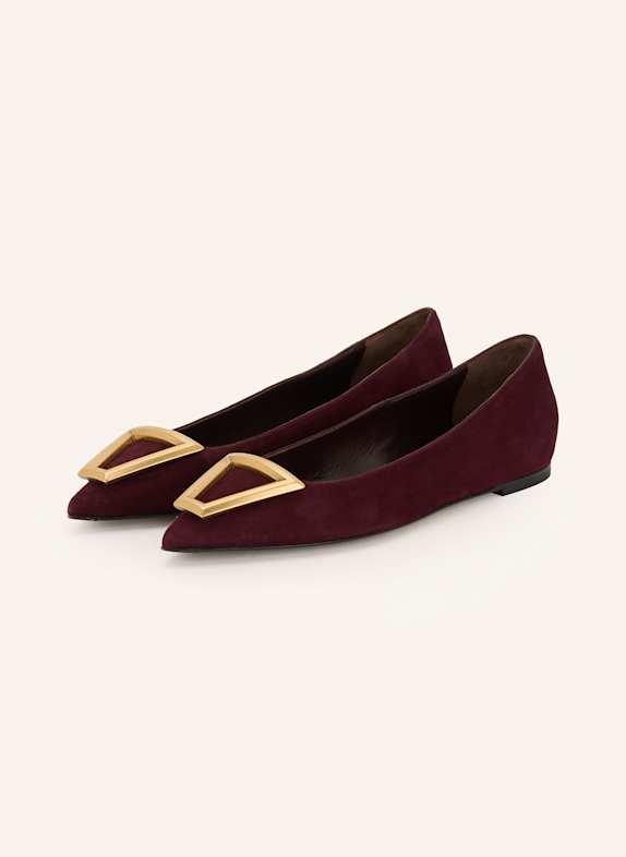 ROBERTO FESTA Ballet flats SONIQ DARK RED