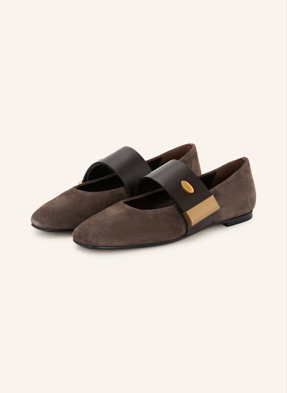 ROBERTO FESTA Mary-Jane ballet flats KELLYS DARK BROWN