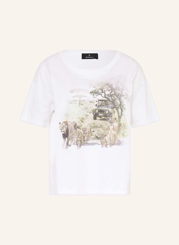 monari T-Shirt mit Schmucksteinen CREME