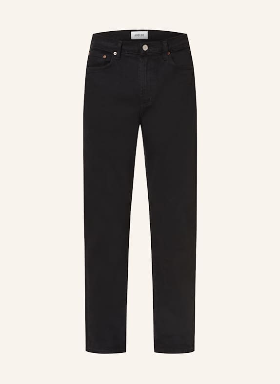 AGOLDE Džíny CURTIS Tapered Fit Kelvin overdye black