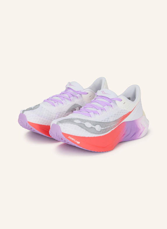 saucony Buty do biegania ENDORPHIN PRO 4 BIAŁY/ CZERWONY/ LILA
