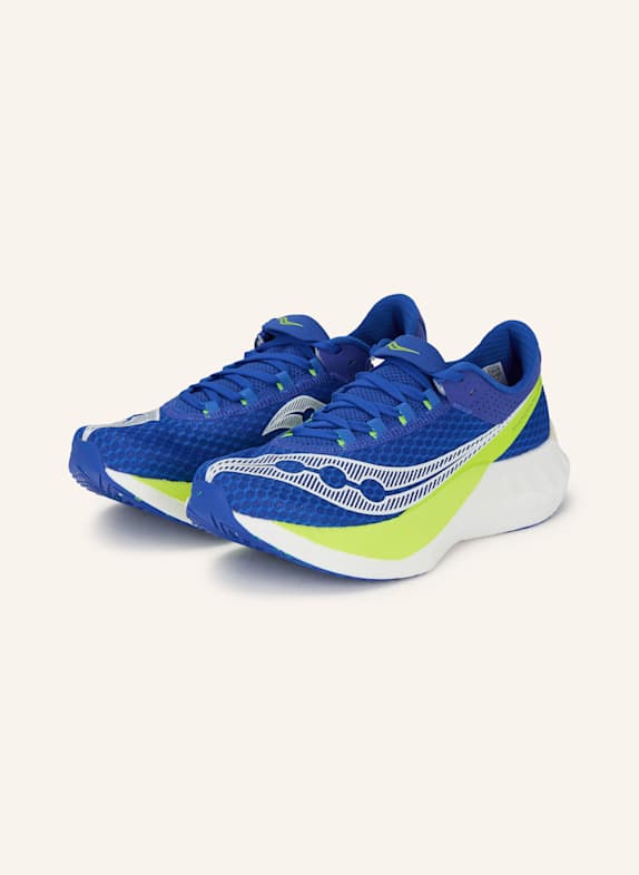 saucony Buty do biegania ENDORPHIN PRO 4 NIEBIESKI/ JASKRAWY ŻÓŁTY