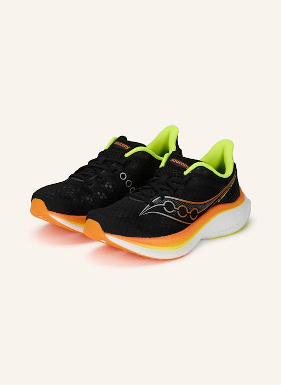 saucony Buty do biegania ENDORPHIN SPEED 5 CZARNY/ JASNOPOMARAŃCZOWY/ JASKRAWY ŻÓŁTY