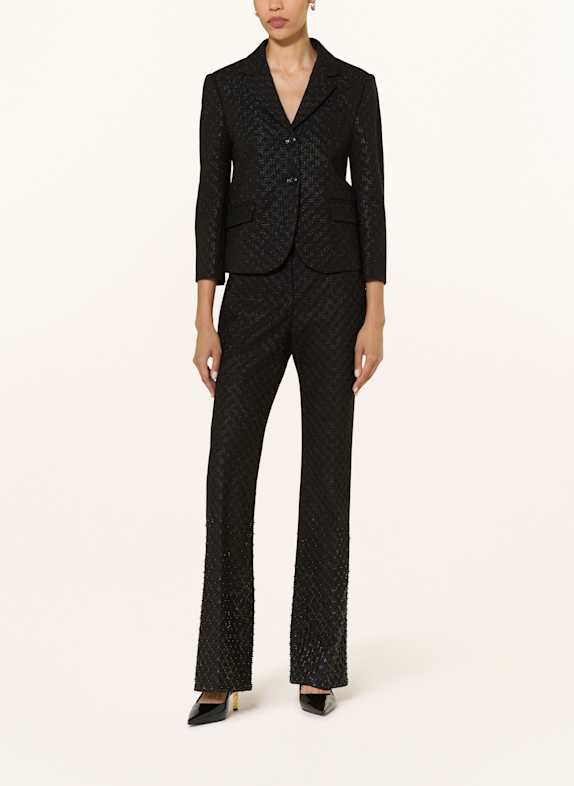 DOROTHEE SCHUMACHER Broek SPARKLING EMOTIONS met pailletten en sierstenen ZWART