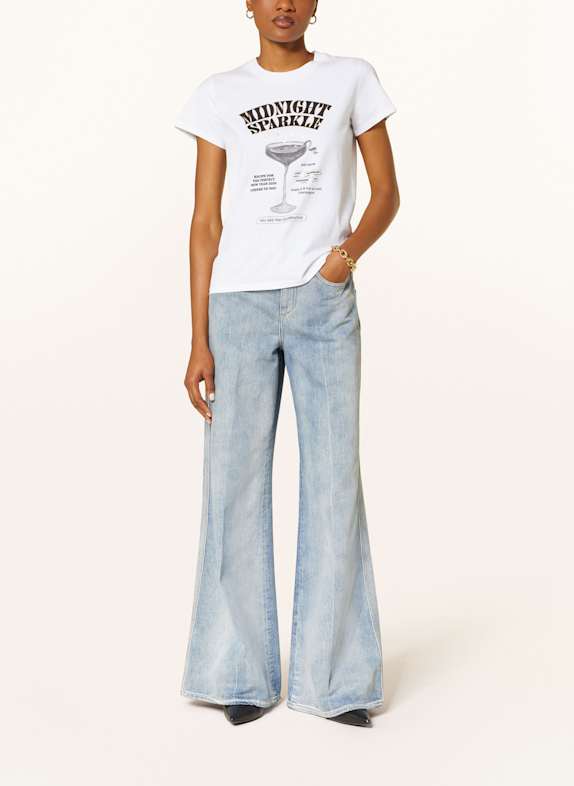 DOROTHEE SCHUMACHER T-shirt WIT / GRIJS / ZWART