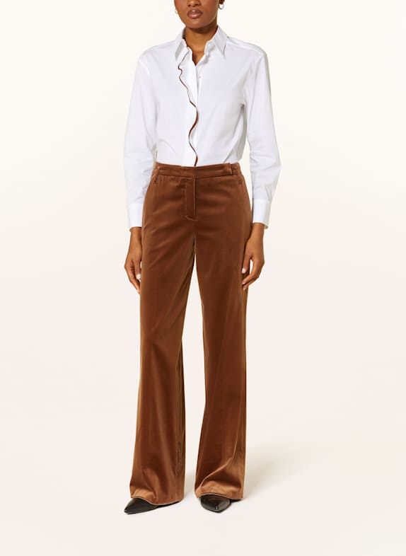 DOROTHEE SCHUMACHER Overhemdblouse PURE POWER WIT / BRUIN
