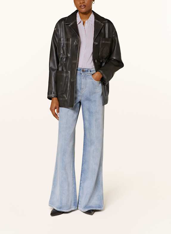 DOROTHEE SCHUMACHER Lederjacke SLEEK STATEMENT SCHWARZ