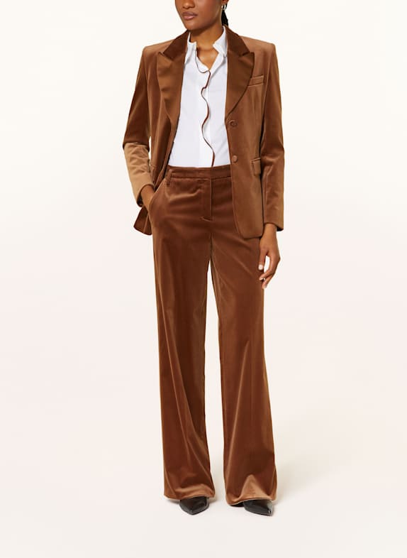 DOROTHEE SCHUMACHER Blazer din catifea ELEGANCE SOFTNESS MARO