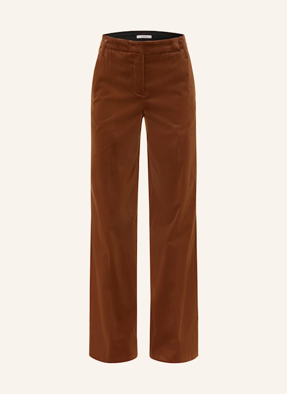 DOROTHEE SCHUMACHER Pantalon marne ELEGANCE SOFTNESS en velours MARRON