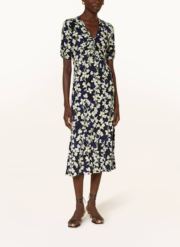 HOBBS Jerseykleid PEYTON DUNKELBLAU/ HELLGRÜN/ HELLGELB