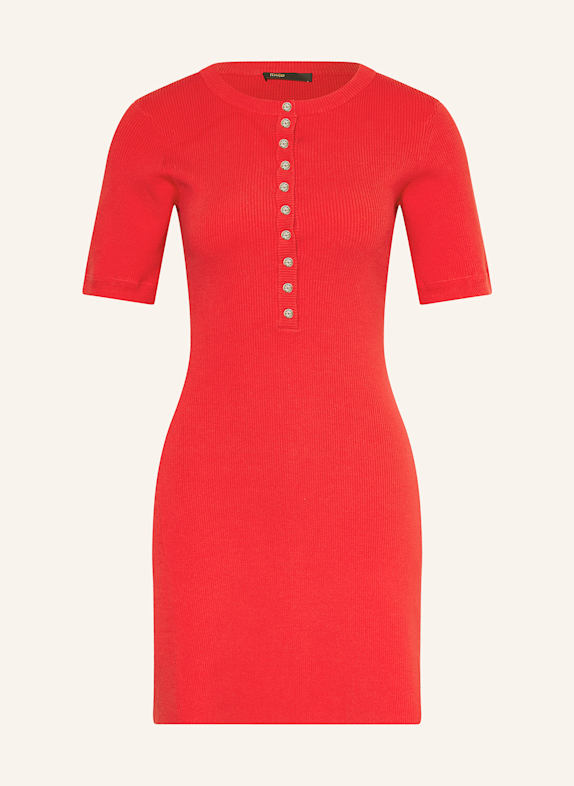 maje Strickkleid ROT