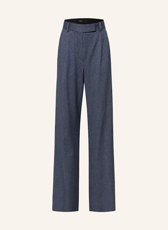 maje Marlenehose PERNONA mit Schmucksteinen BLAUGRAU