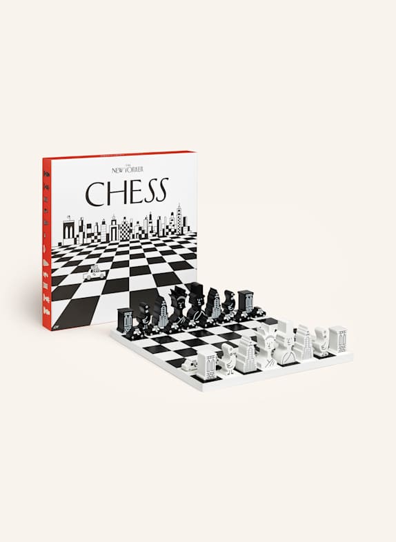 PRINTWORKS Jeu de société Échecs CHESS NYC NOIR/ BLANC