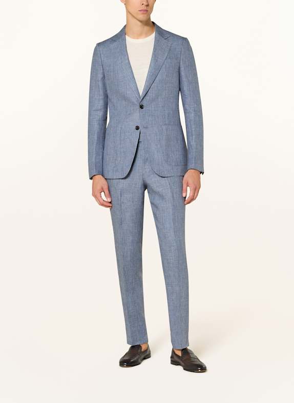 REISS Pakjas GOULD Regular Fit van linnen BLAUW