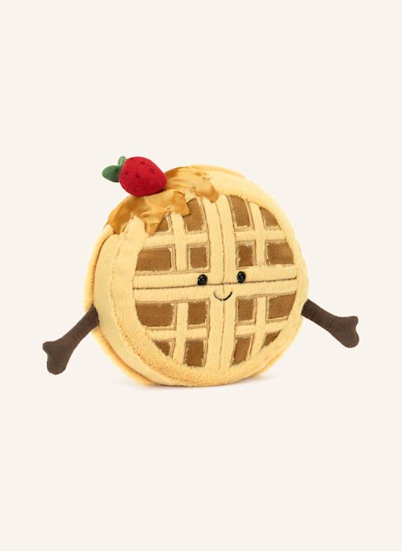 Jellycat Zabawka pluszowa AMUSEABLES RENE WAFFLE JASNOBRĄZOWY